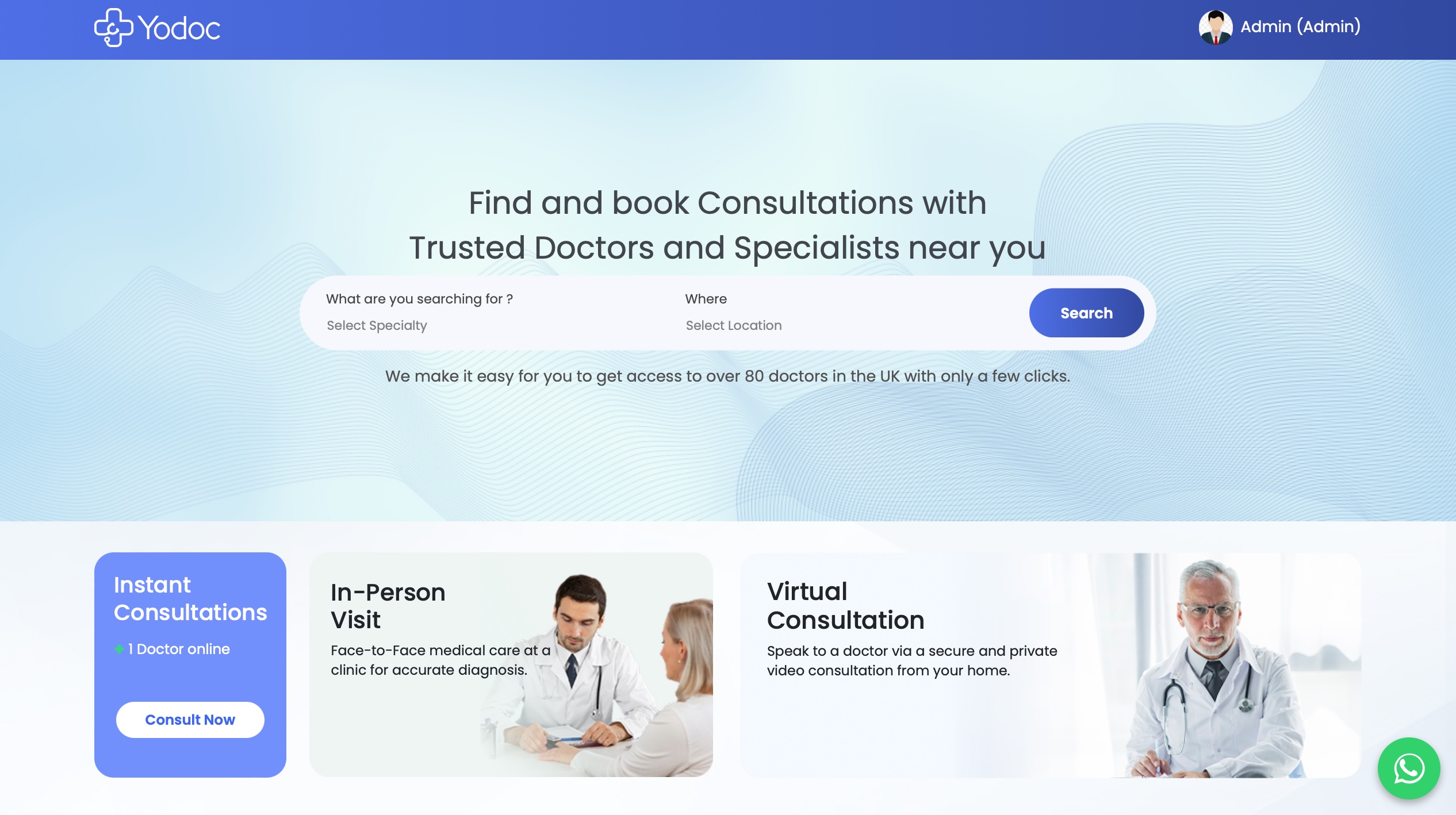 Yodoc platform visualization